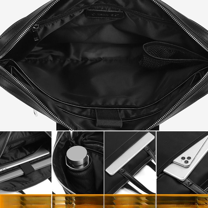 Aktentasche Herren, Freizeithandtasche, Konferenztasche, Ein-Schulter-Computertasche, Pendler-Aktentasche, Temperament_voghion.com