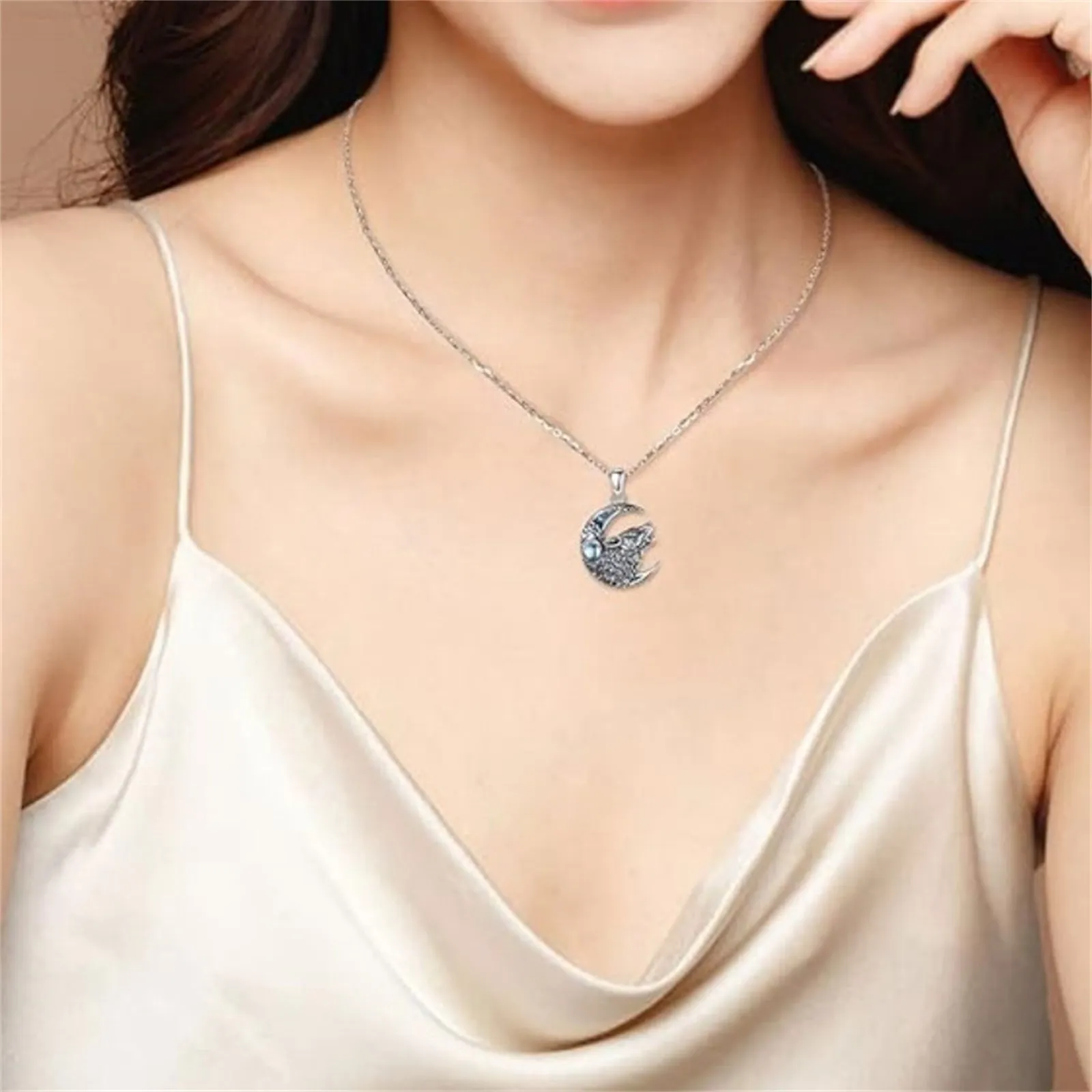 Chains Retro Necklace Design Sense Gothic Dark Wind Pendant Fashion_voghion.com