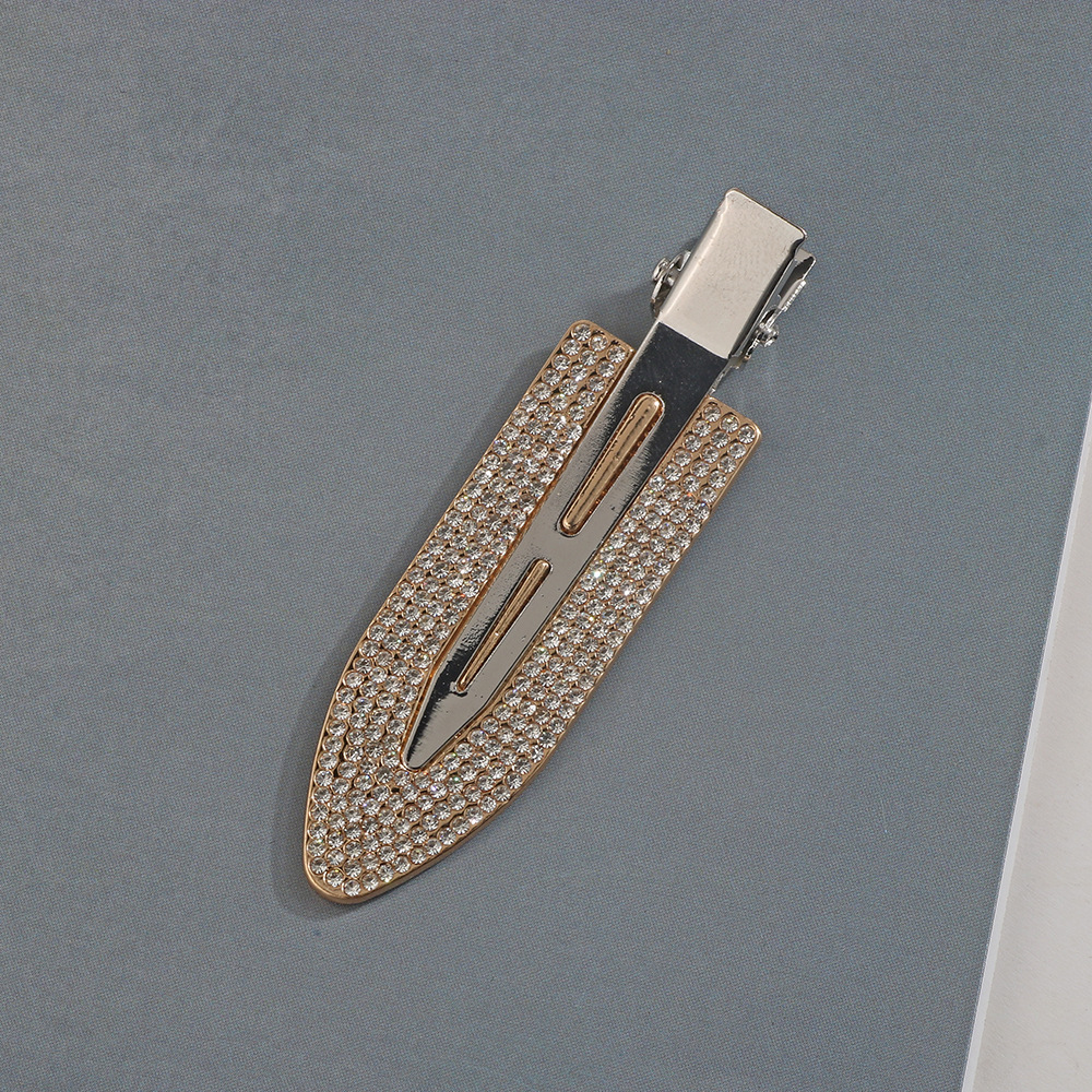 Korea internetikuulsuste temperamendiga metallist surfilaua rhinestone juuksenõelaga küljeklamber tüdruku tukk Korea juuksuri õmblusteta klamber_voghion.com