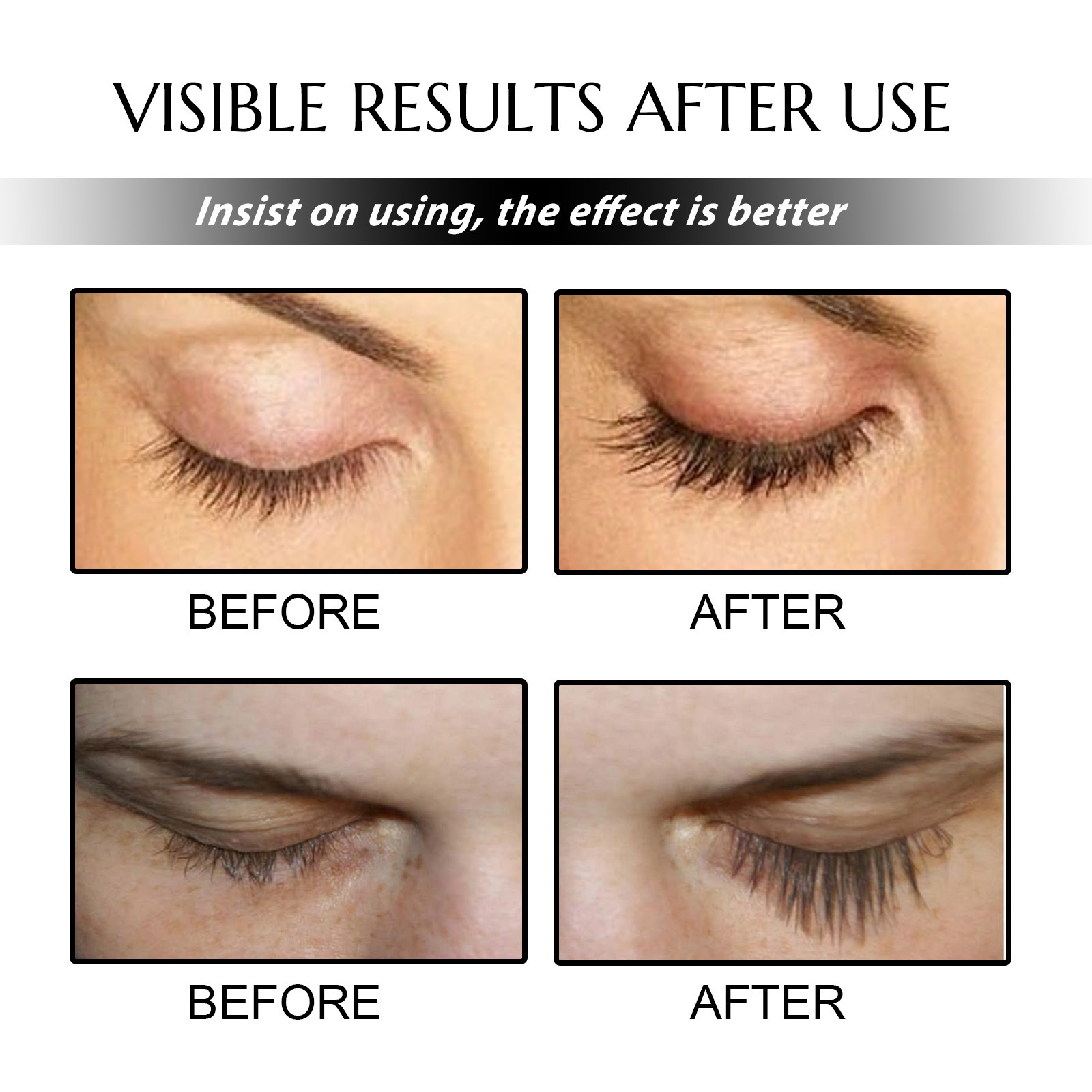 EELHOE eyelash solution is naturally beautiful, slender, mild, dense, dark, curly, and long-lasting without smudging_voghion.com