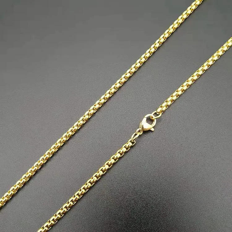 Collana con ciondolo a forma di mani in preghiera retrò hip hop in acciaio inossidabile 316L placcato oro, gioielli religiosi_voghion.com