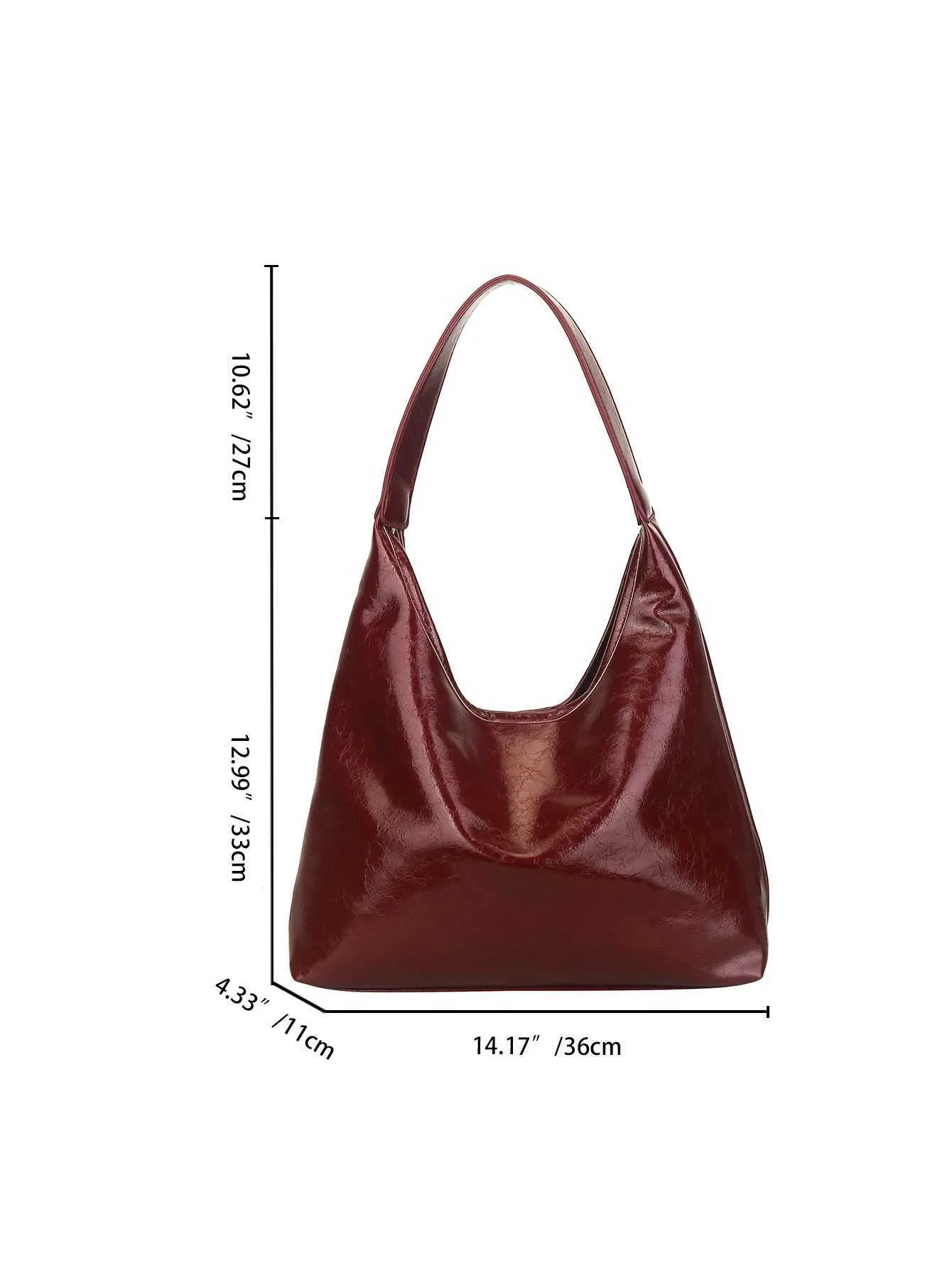 Stijlvolle dames schoudertas elegante handtas voor shopping_voghion.com