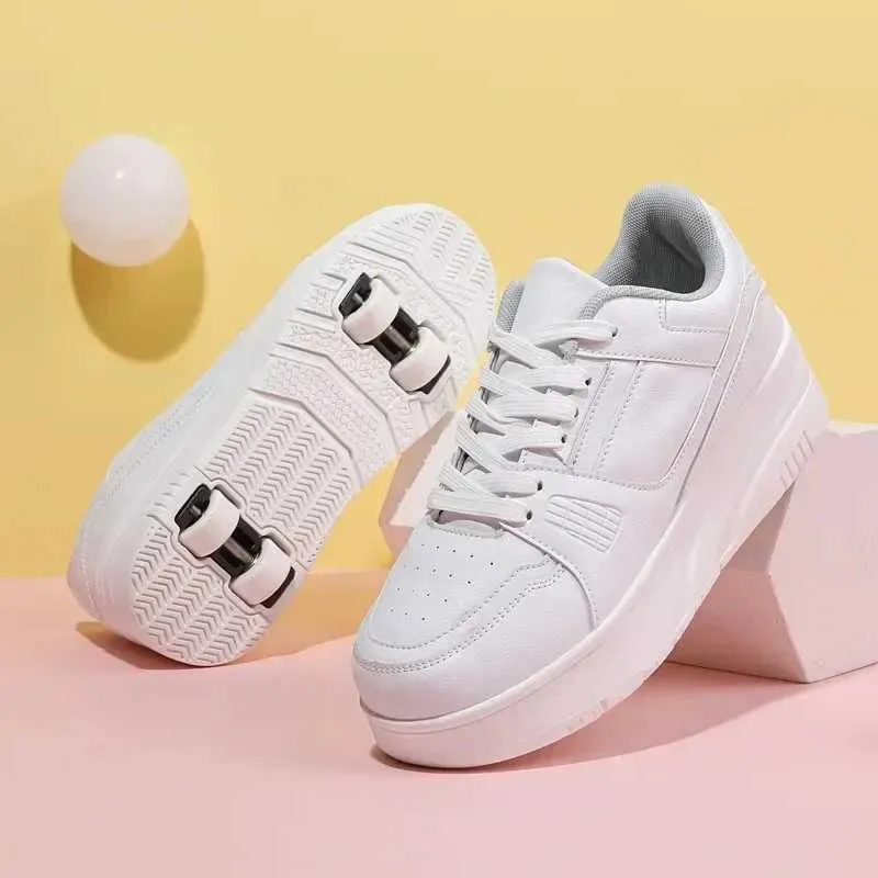 Athletic Outdoor Fashion Roller Skate Shoes Kids Children Casual Sports Toy Gift Games Boys 4 Whls Sneakers Girls Boots_voghion.com