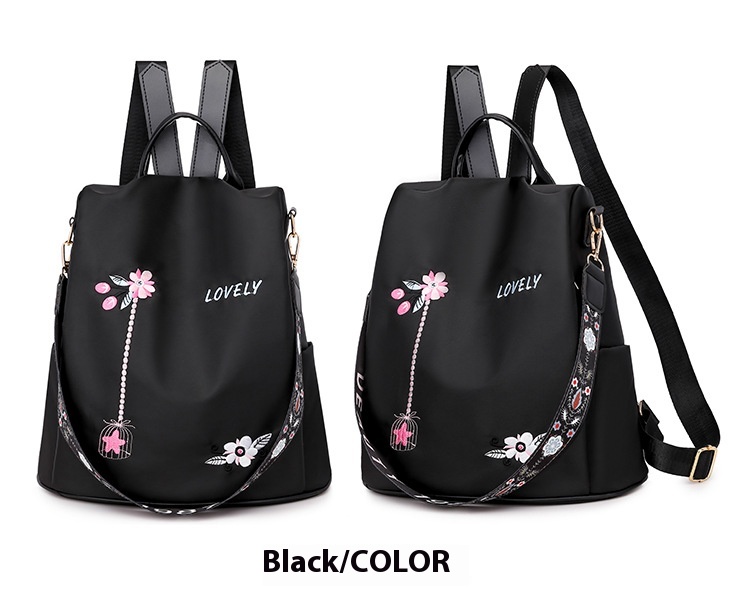 2024 New Oxford Cloth Small Backpack For Women Korean Version Anti-theft Lightweight Single Shoulder Dual-purpose Student Backpack_voghion.com