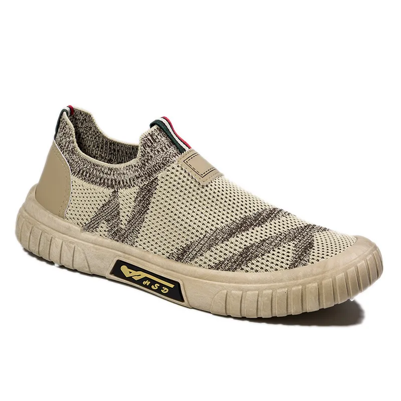 Scarpe casual estive traspiranti e comode, piatte per un piede solo, scarpe da uomo alla moda con calzini_voghion.com