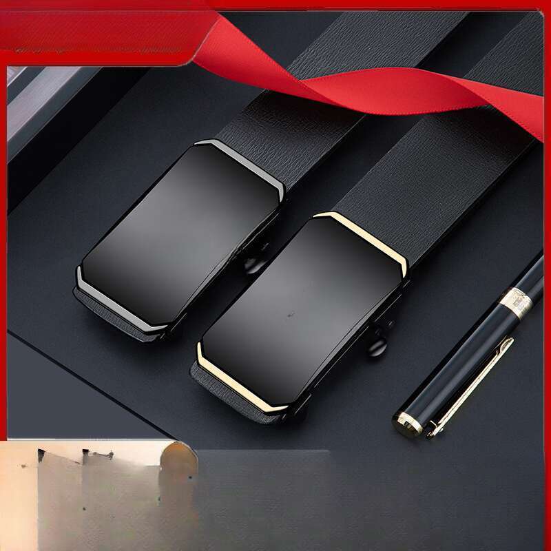 Men's Toothless Inner Business Automatic Buckle Hundred Belt_voghion.com