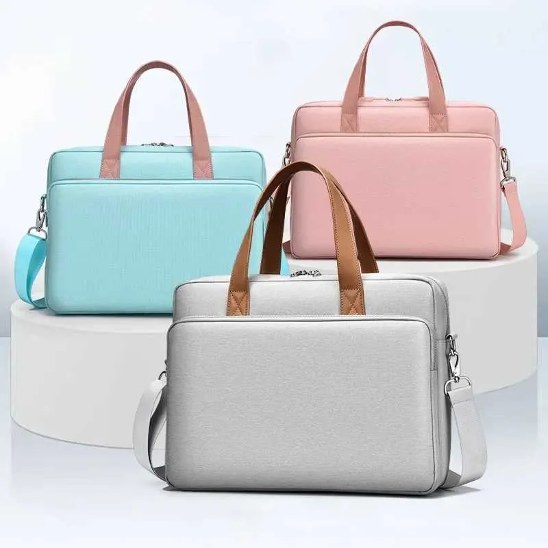 Shockproof Messenger Laptop Bag 141516 InchHandbag Briefcase Man Lady Shoulder Case For book Notebook Tablet PC Ba241107_voghion.com