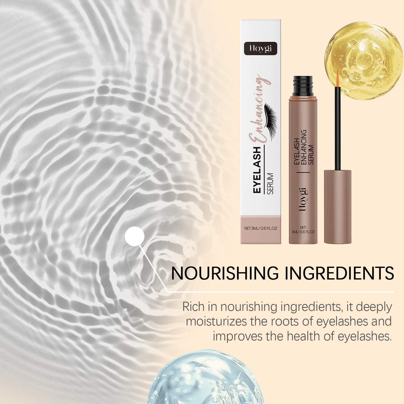 Hoygi Mascara Waterproof Volumizing And Long Lasting Makeup_voghion.com
