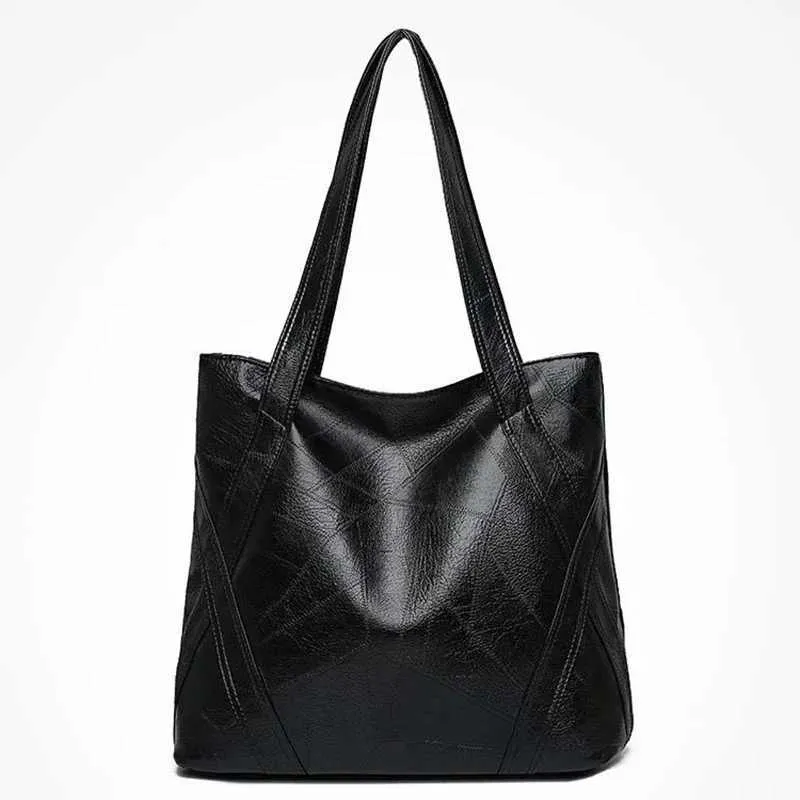 Women's Shoulder Bag Pu Leather Commuter Handbag Large Capacity_voghion.com