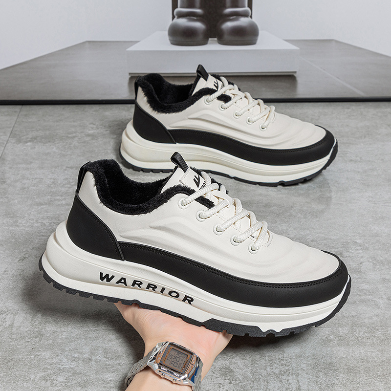 Cotton 2024 New Winter Men's Velvet Thickened Casual Running Sports Shoes _voghion.com