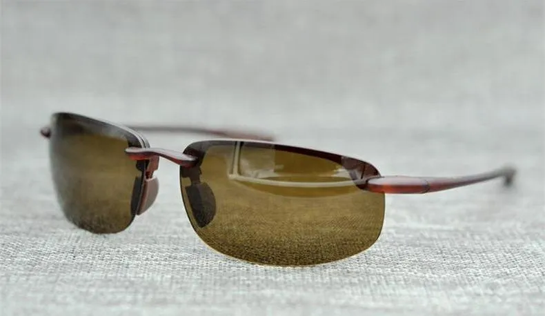 Wholesale-Fashion Style 407 Men Women Polarized Sunglasses Super Light With Box Case Cloth_voghion.com