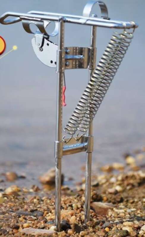 Sea Automatic Bouncing Up Fishing Artifact Sea Rod Gun Torreta Suporte de Pólo Inserção Multifuncional Inserção no Solo_voghion.com