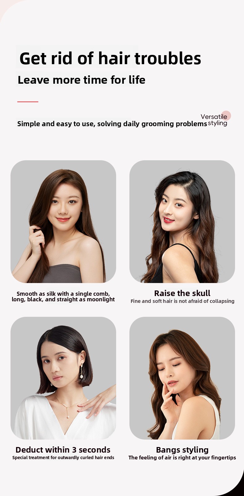 Portable Wireless Hair Straightener Comb - 2-in-1 Electric Hair Curler & Straightening Iron For Styling On-the-Go_voghion.com