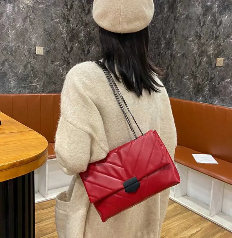 Geantă de umăr pentru femei, din piele PU, cu axilă, tip Messenger, tip sac de mână cu clapă mică, tip crossbody, tip pungă de cumpărături pentru femei C241103_voghion.com