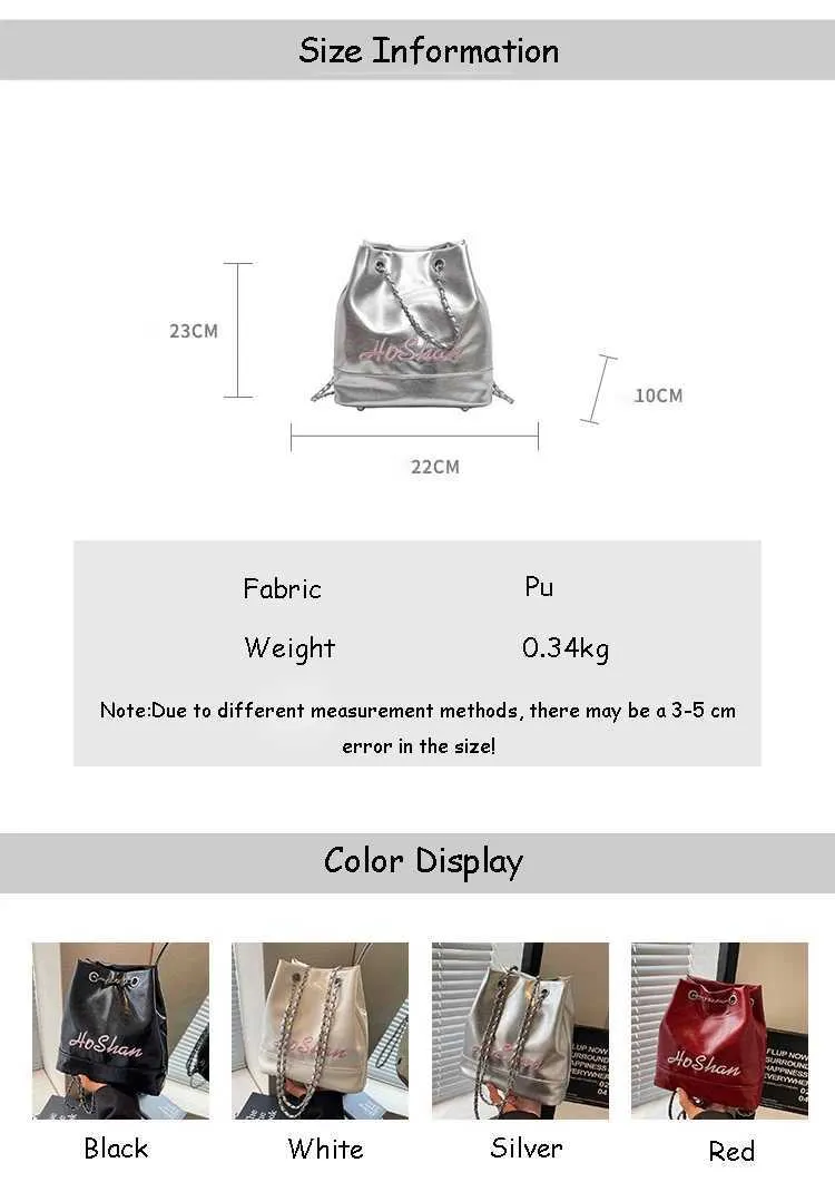 Borsa a secchiello in pelle da donna con ricamo e tracolla_voghion.com