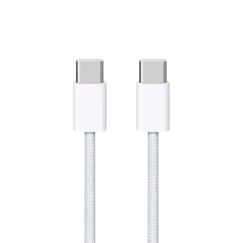 1M 60W PD-Kabel für schnelles 1m 3FT USB zu Typ C geflochtenes AP-Ladekabel Schnellladekabel Datenkabel iPhone 15 Plus_voghion.com
