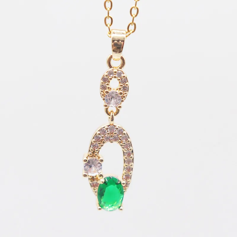 Zirkonbesetzte Tier Anhänger Halskette Für Damen Elegant_voghion.com