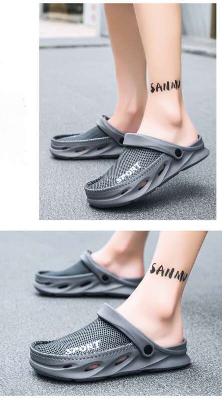 Cave Men's Summer Outerwear, Soft Slippers Breathable Thick Bottom Sandals For Sport And Casual,_voghion.com