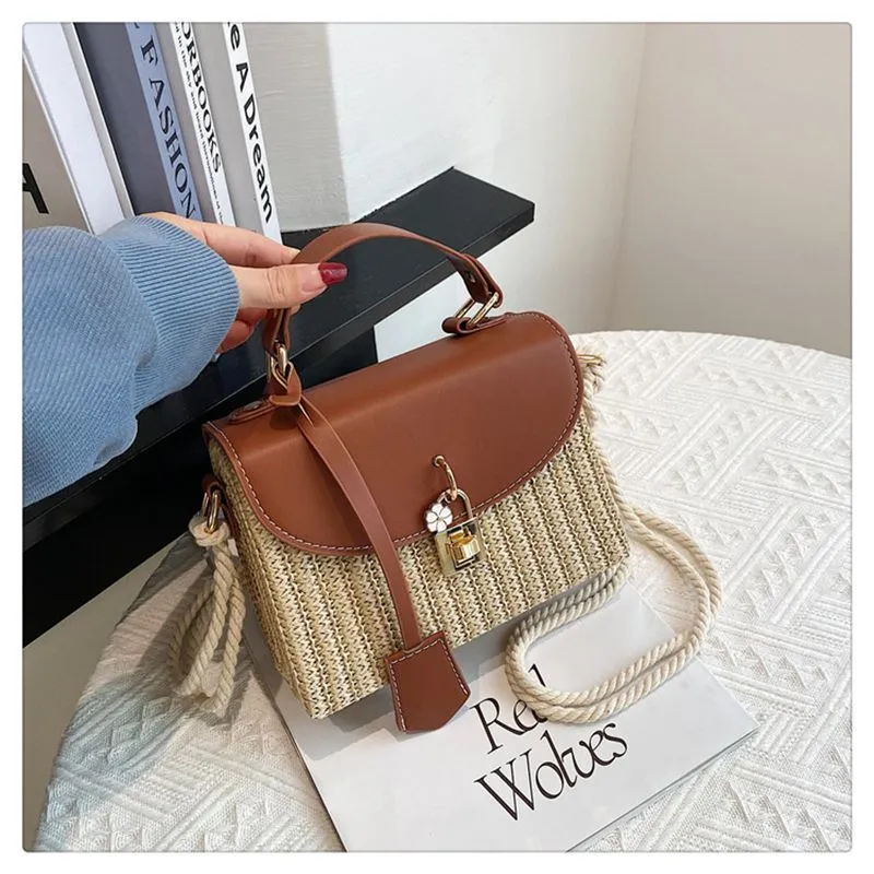 Designer Free Shipping 2025 New Fashion Commuting Small Square Premium Texture Woven Single Shoulder Crossbody Bag For_voghion.com