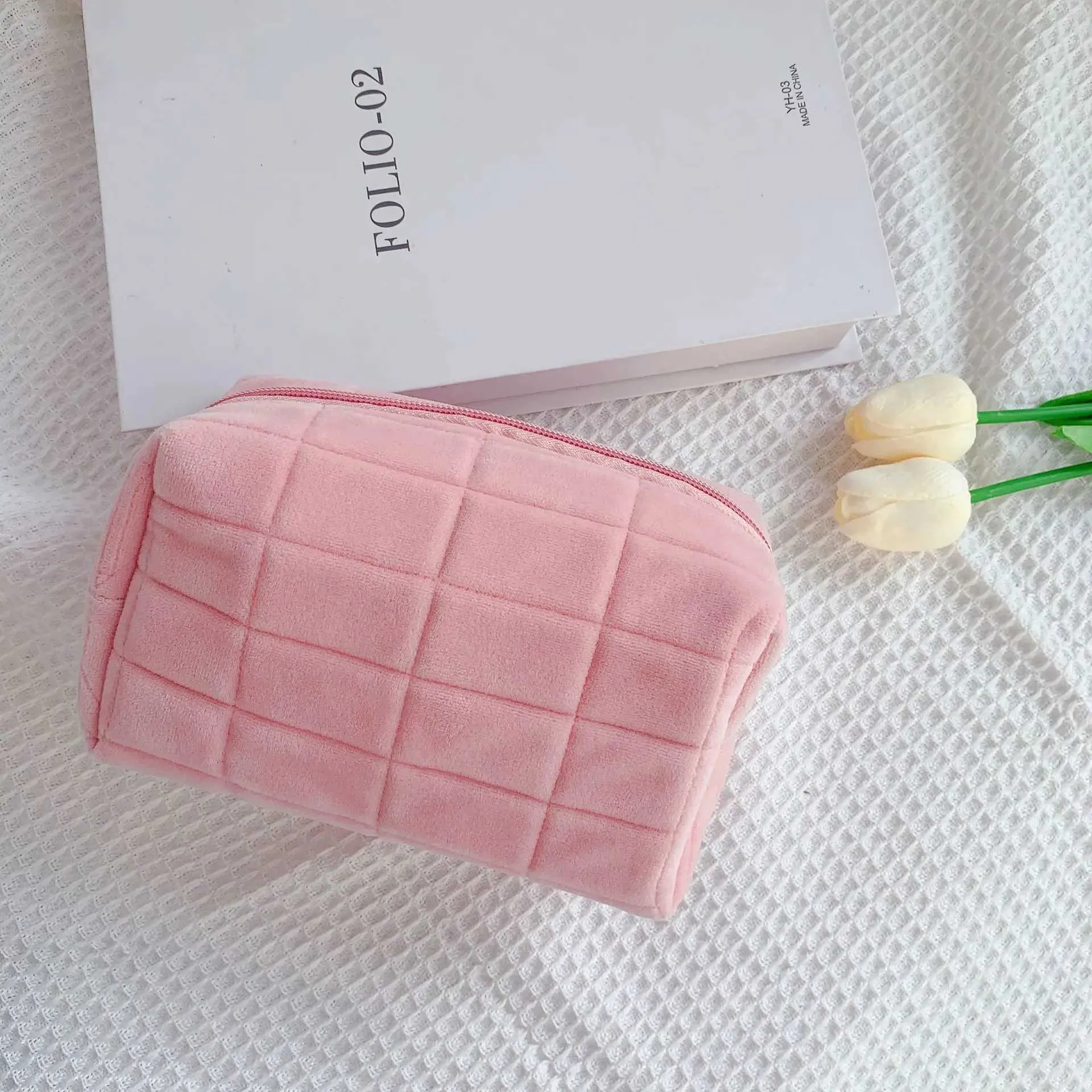 Penna per il trucco semplice, aspetto elevato, grande capacità, borsa portaoggetti portatile Y241023_voghion.com