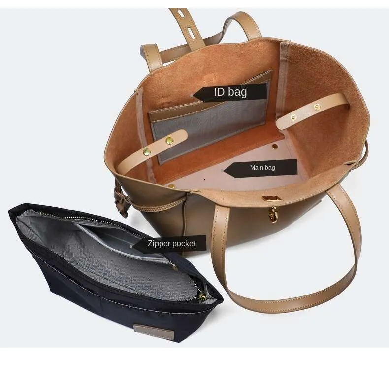 Sac fourre-tout en cuir véritable pour femme, nouveau sac à main en cuir de vache, grande capacité, mode maman, sacs à bandoulière_voghion.com