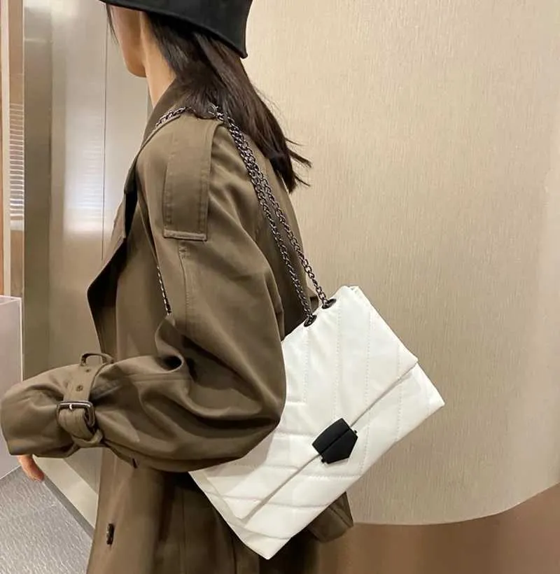 Geantă de umăr pentru femei, din piele PU, cu axilă, tip Messenger, tip sac de mână cu clapă mică, tip crossbody, tip pungă de cumpărături pentru femei C241103_voghion.com