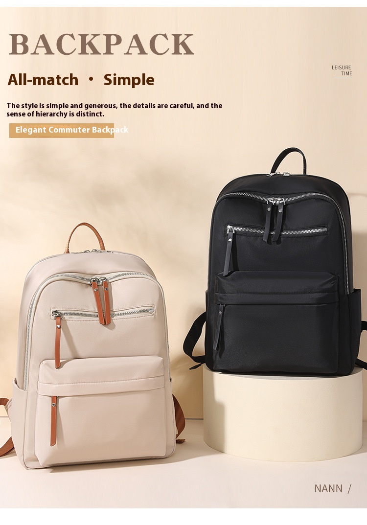 Modischer Damenrucksack Aus Oxford Gewebe Für Alltag Und Reise_voghion.com