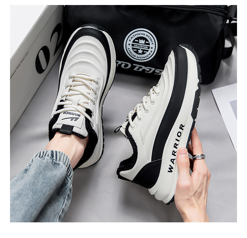 Cotton 2024 New Winter Men's Velvet Thickened Casual Running Sports Shoes _voghion.com