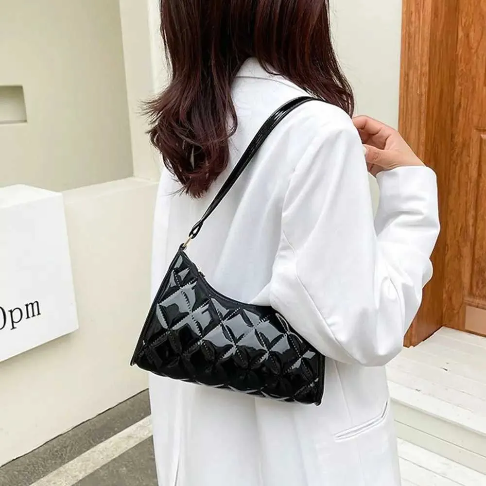 Damen Unterarmtasche PU Leder Casual Retro Handtaschen Totes Schultertaschen Shopper Ba241022_voghion.com