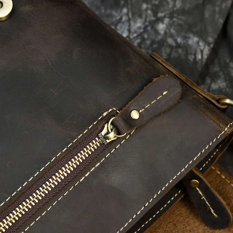 Vintage Crazy Horse Aktentaschen Laptop Büro Für Männer Abdeckung Messenger herren Leder Tasche Computer Taschen_voghion.com