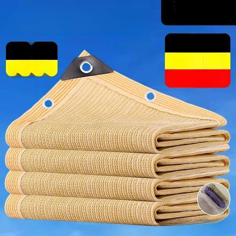 【 90% Evaluare pozitivă 】 Plasă de parasolar îngroșată, bej, criptată, pentru curte, acoperiș, balcon, umbrire plante, exterior_voghion.com