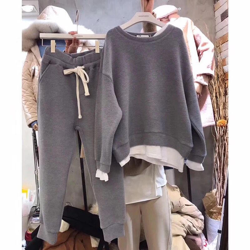 Women's Clothing Sports And Leisure Suit New Style Fashionable And Age Reducing Two Piece Set