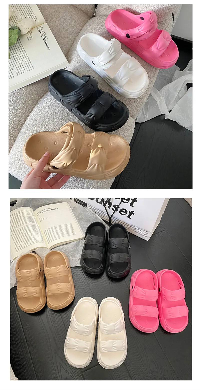 Women's Double Strap Eva Sandals Comfortable Non Slip Summer_voghion.com