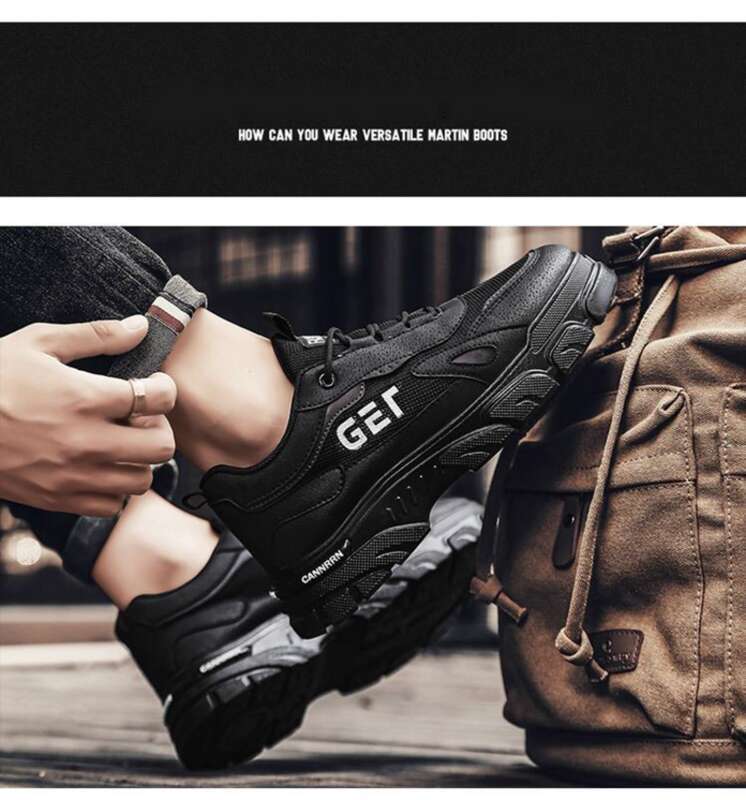 Scarpe casual uomo lavoro sportive traspiranti suola alta comode_voghion.com