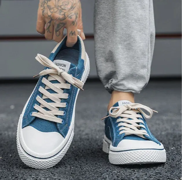 Sports breathable canvas comfortable walking size 45 trend mens casual shoes fashionable hiking 44 240918_desvips.com