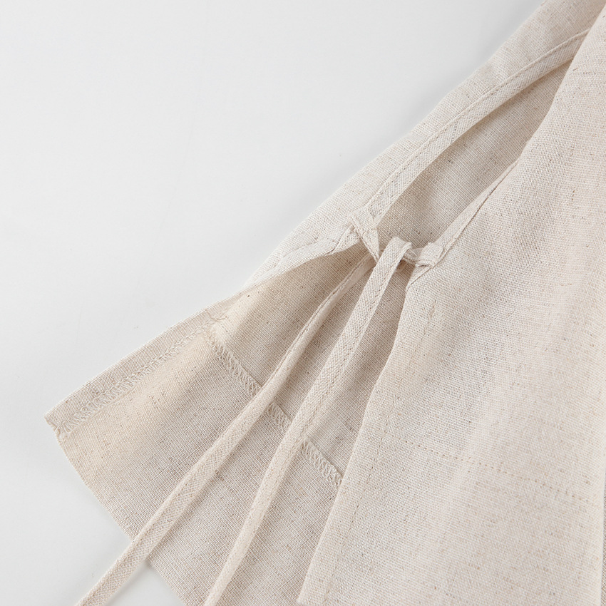 Women's Clothing Fashion cotton and linen suits style shoulder pad sleeveless tops and trousers two-piece suits_voghion.com