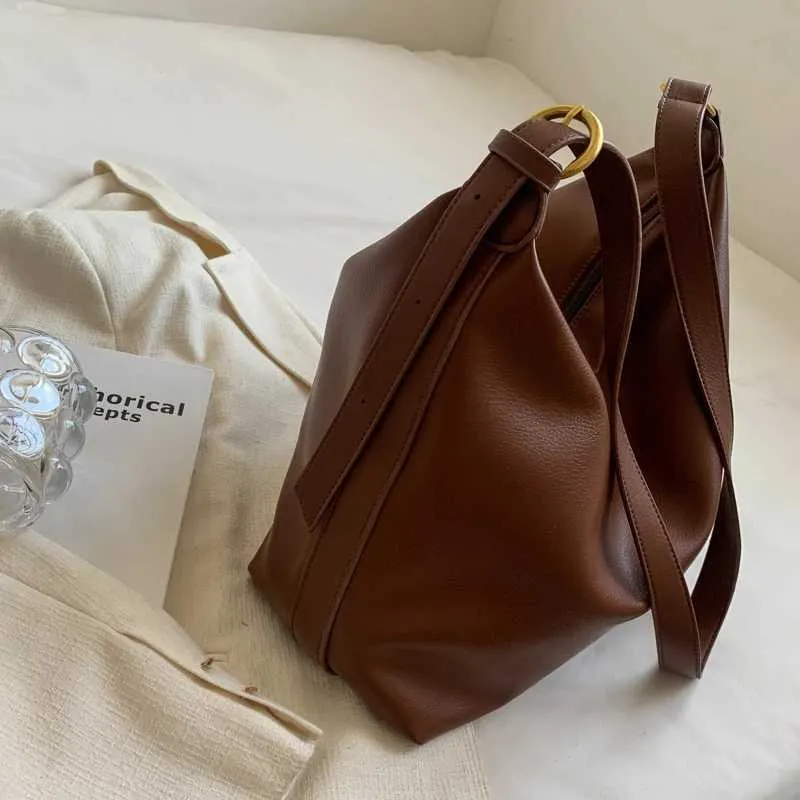 Lässige Schulter Mode Shopping Einfarbig Retro Große Designer Reißverschluss Damen Taschen Y241216_voghion.com