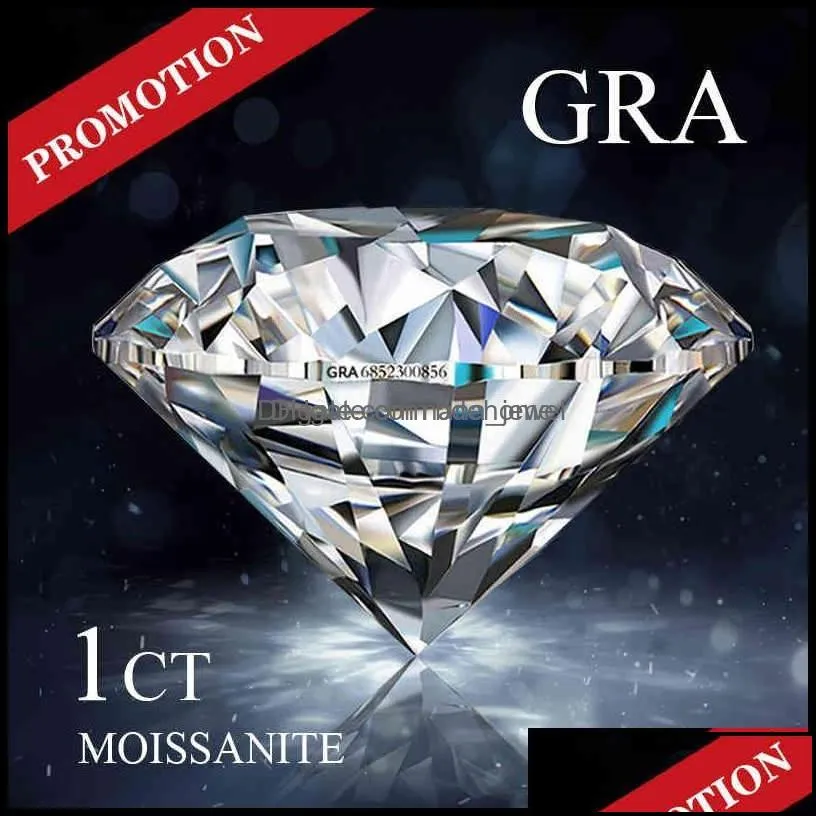 Bijuterii cu diamante vrac Promovare Piatra moissanita Pret fabrica D Culoare Vvs1 3Ex Alb Taiat rotund Diamant cultivat in laborator Gra_voghion.com