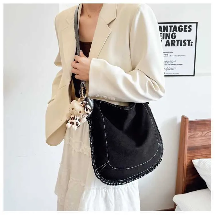 Leopard Print Shoulder Bag For Women Versatile Casual Daily Handbag_voghion.com