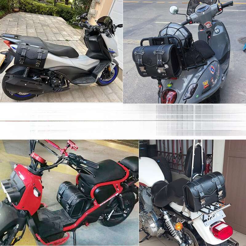 Motocicleta Zongshen Youmi Modificação de Veículo Elétrico Universal Bolsa Lateral Traseira Suspensa, Kit de Ferramentas de Bolsa de Caixa_voghion.com