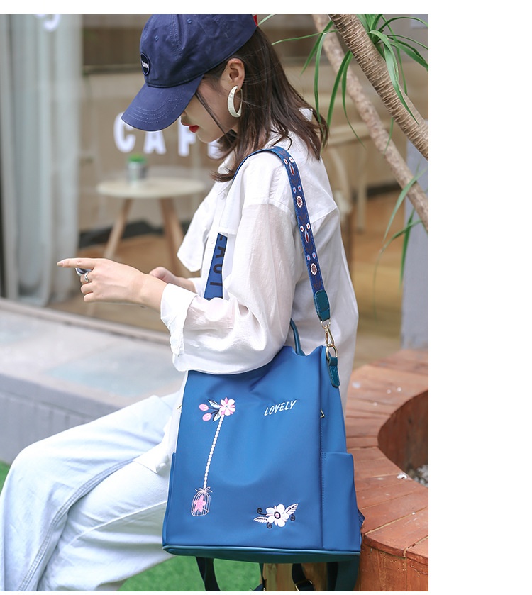 2024 New Oxford Cloth Small Backpack For Women Korean Version Anti-theft Lightweight Single Shoulder Dual-purpose Student Backpack_voghion.com