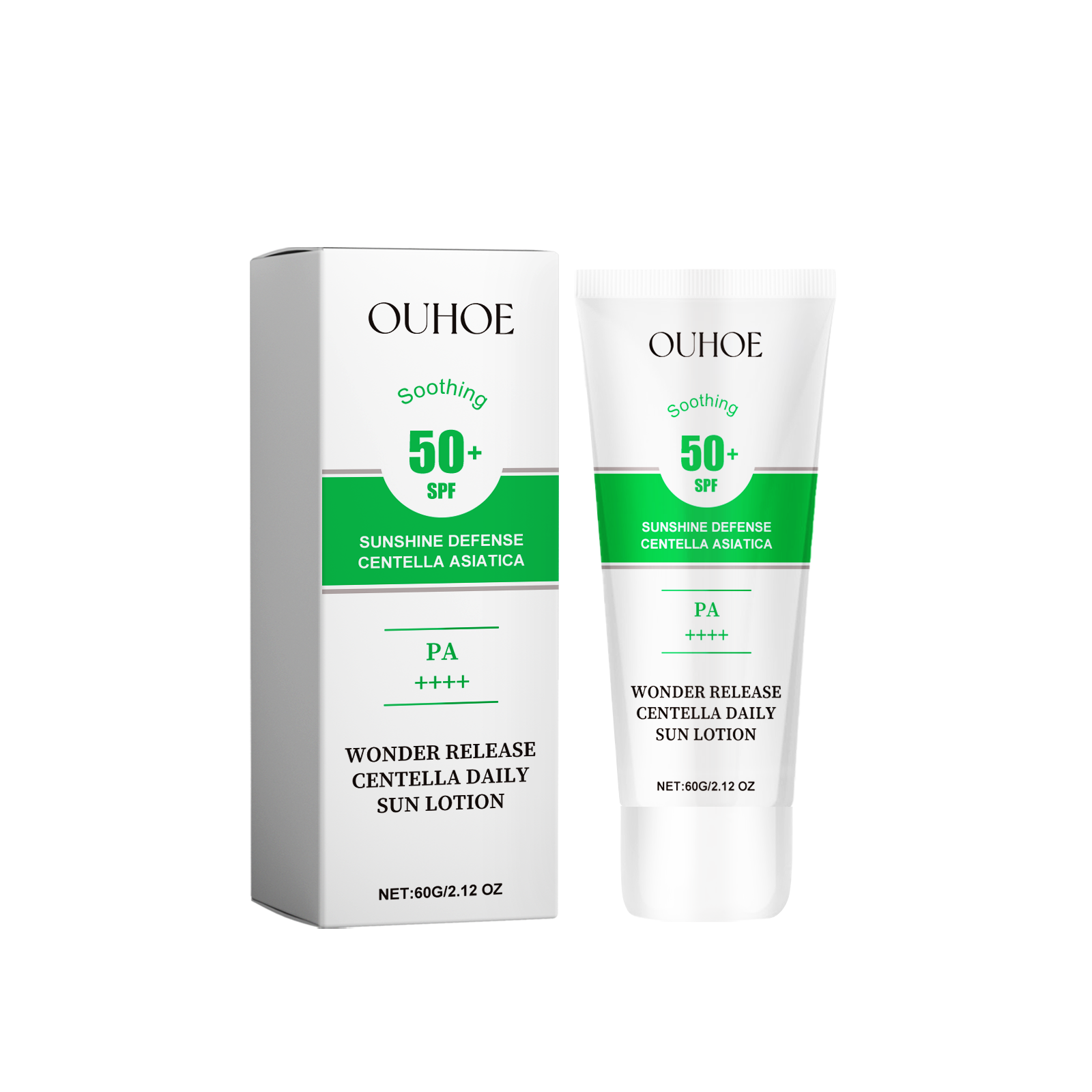 OUHOE Wonder Release Centella Daily Sun Lotion, Summer Protective Hydrating Mild Isolation Protective Cream_voghion.com