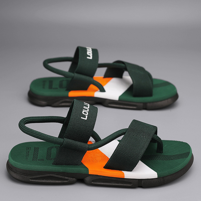 Grenzüberschreitende Sommer neue Casual Sandalen für Männer tragen dick besohlte Herren Sandalen Trend Strandschuhe für Männer_voghion.com