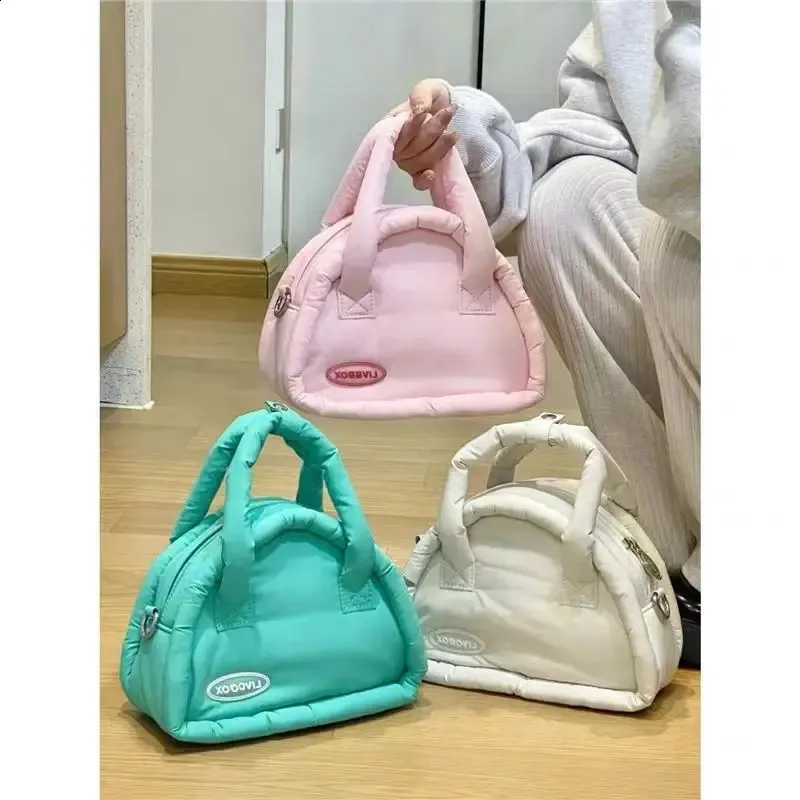 Xiuya Süße, niedliche Handtaschen für Damen, flauschig, weiche Wolken, lässige Umhängetasche im Haruku-Stil, Sommermode, Umhängetasche 240919_voghion.com
