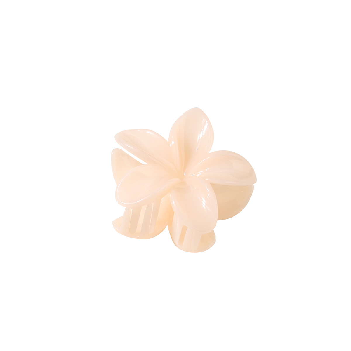 Women's Hair Accessories 8CM Flower Hairpin Frosted Large Plumeria Clip Back Of The Head Hair Shark Clip_voghion.com