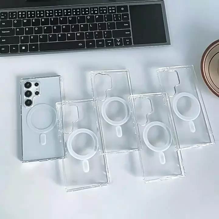 For Samsung Galaxy S25 Ultra S24 S23 S22 Fe Case Shockproof Mag.safe Cover Screen_voghion.com