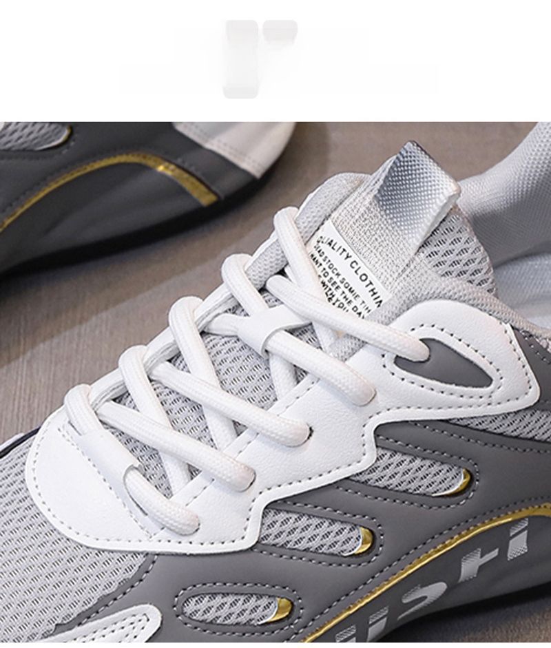 Herren Leder Wanderschuhe Schnürschuhe Freizeit Outdoor Mesh Schuhe_voghion.com