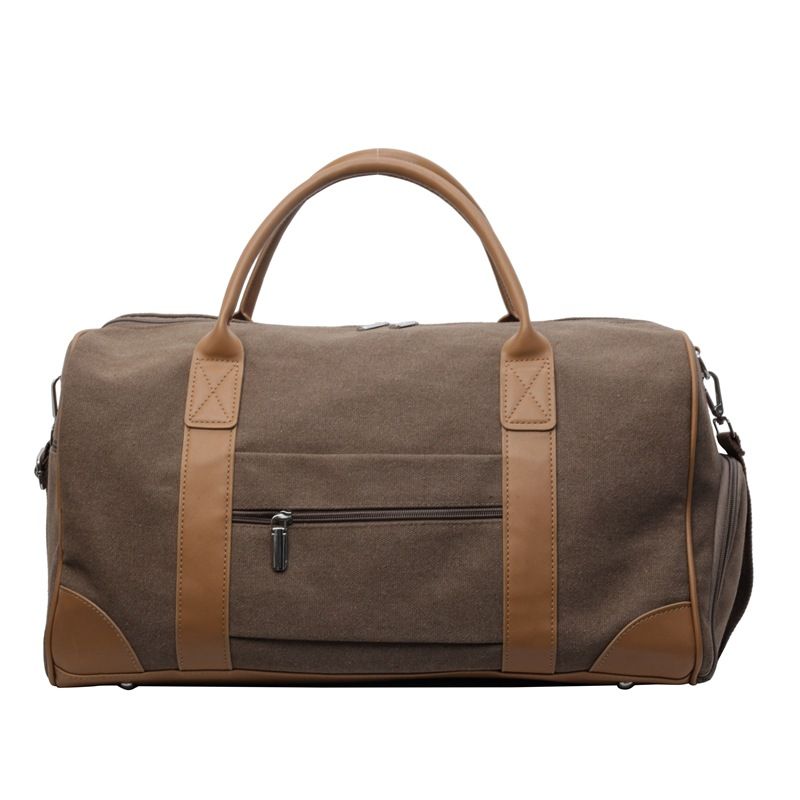 Neutrale Handreisetasche, große Outdoor-Reisetasche, Sport- und Fiesstasche Damen, Retro-Gepäcktasche aus Canvas für_voghion.com