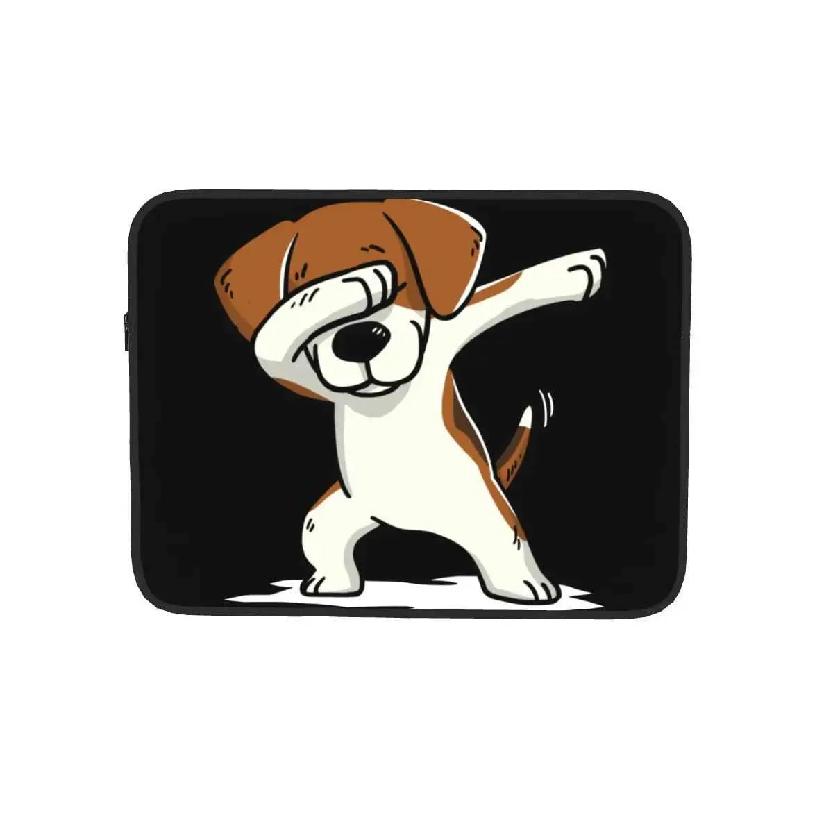 Geantă pentru laptop Dabbing Funny Beagle Dog, 10, 12, 13, 15, 17 inch, pentru notebook, tabletă, rezistentă la șocuri, Ba241011_voghion.com