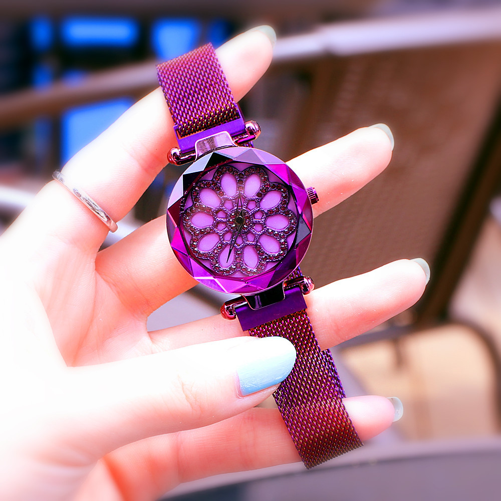 Set di diamanti da donna Counter Fashion, Times Come and Go, maglia magnetica con orologio marea_voghion.com